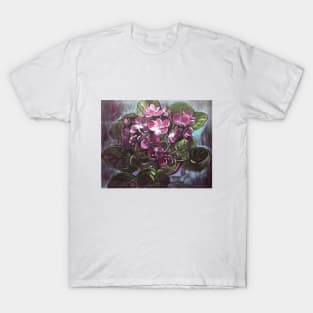 African Violets #7 T-Shirt